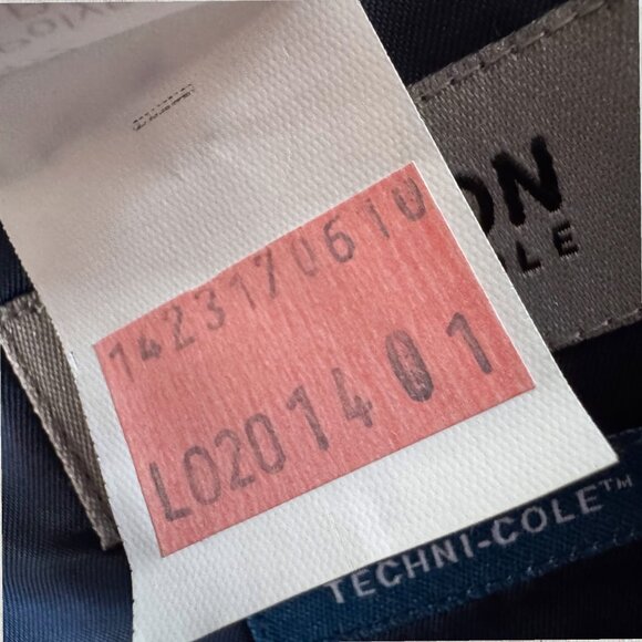 Kenneth Cole Reaction Ready Flex Navy Suit Jacket 42L Stretch Blazer - Picture 11 of 12